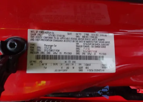 2013 Ford Focus Se z USA, uszkodzony, nr VIN 1FADP3K24DL320347